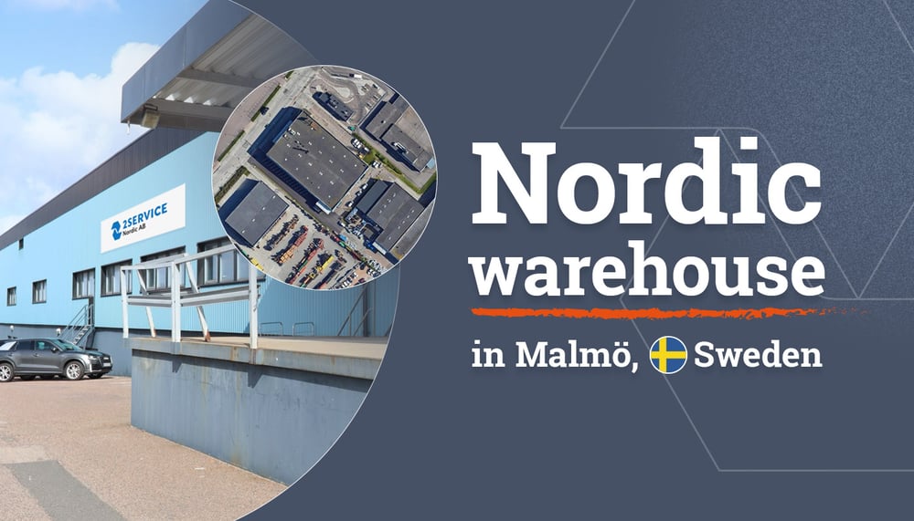 Nordic warehouse 2Service - 2Service Nordic AB - Mobileparts.shop Nordic